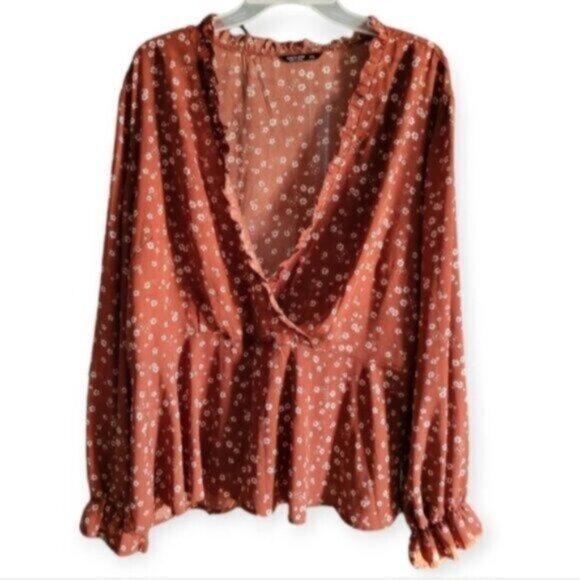 SHEIN Blouse Women’s Size 2X - Picture 1 of 5